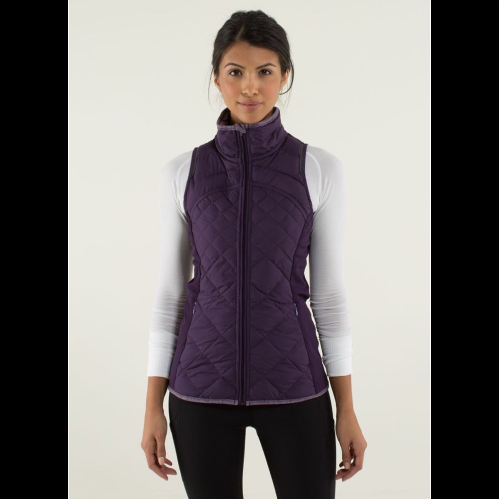 Lululemon Fluff Off Vest Deep Zinfandel